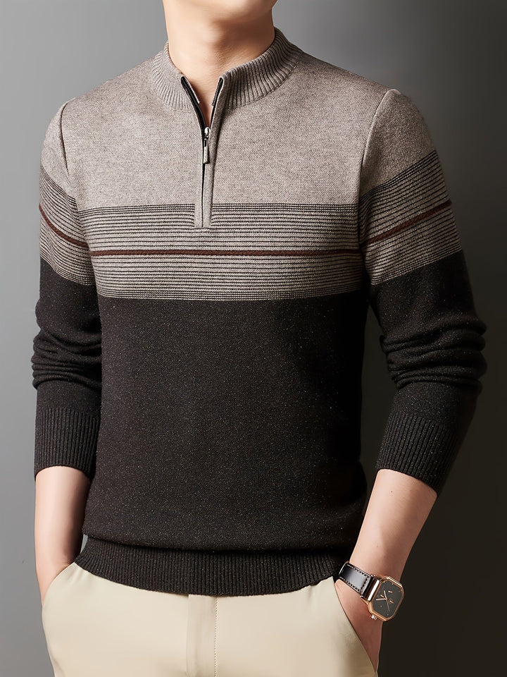 Oscar | Zip-Neck Tröja