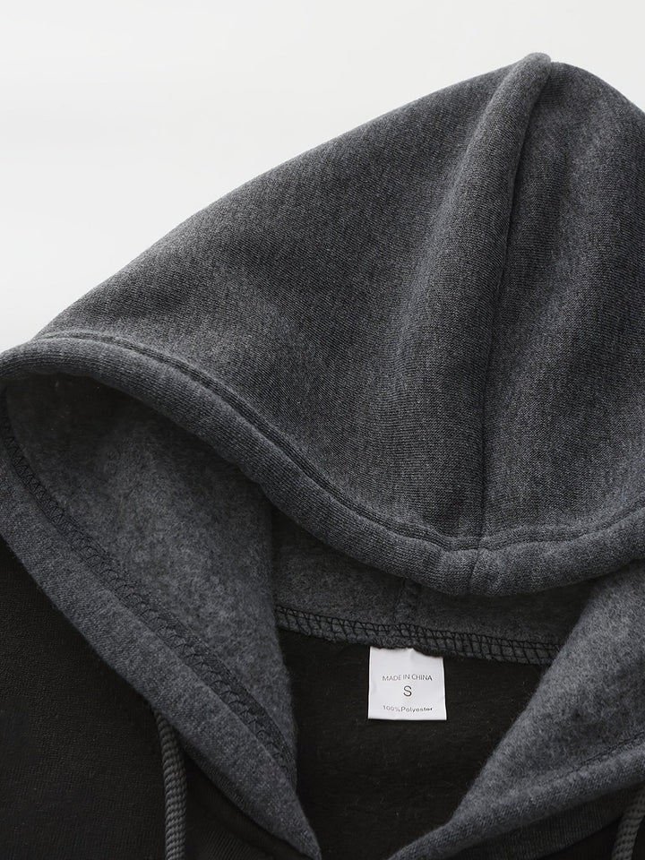 Cedric | Färgblock Zip-Up Hoodie