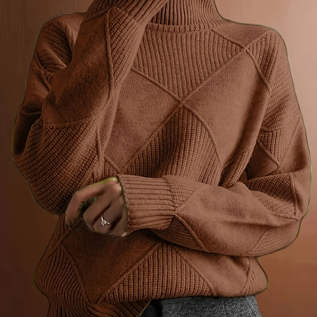 Maeve | Texturerad Polokrage Tröja