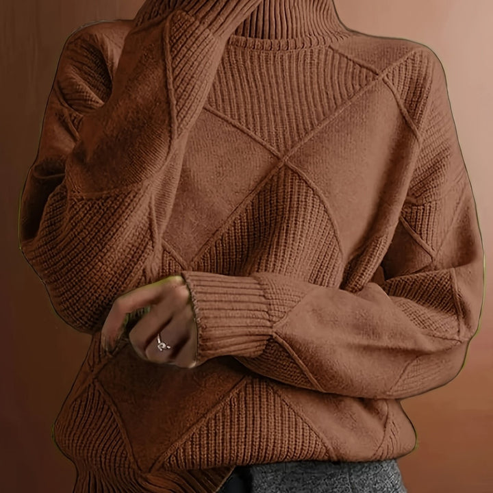 Maeve | Texturerad Polokrage Tröja