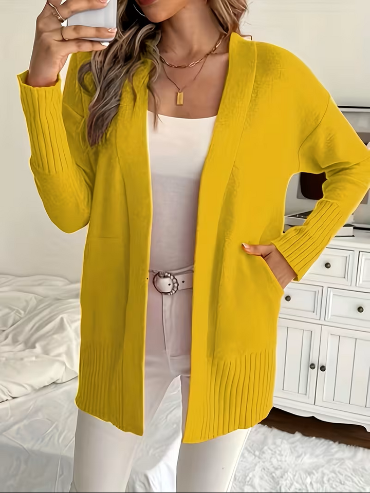 Deanna | Avslappnad Öppen Framsida Cardigan