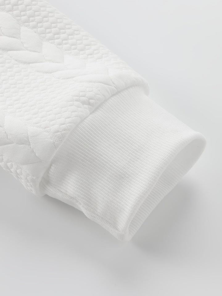 Thatcher | Texturerad Crew Neck Sweatshirt