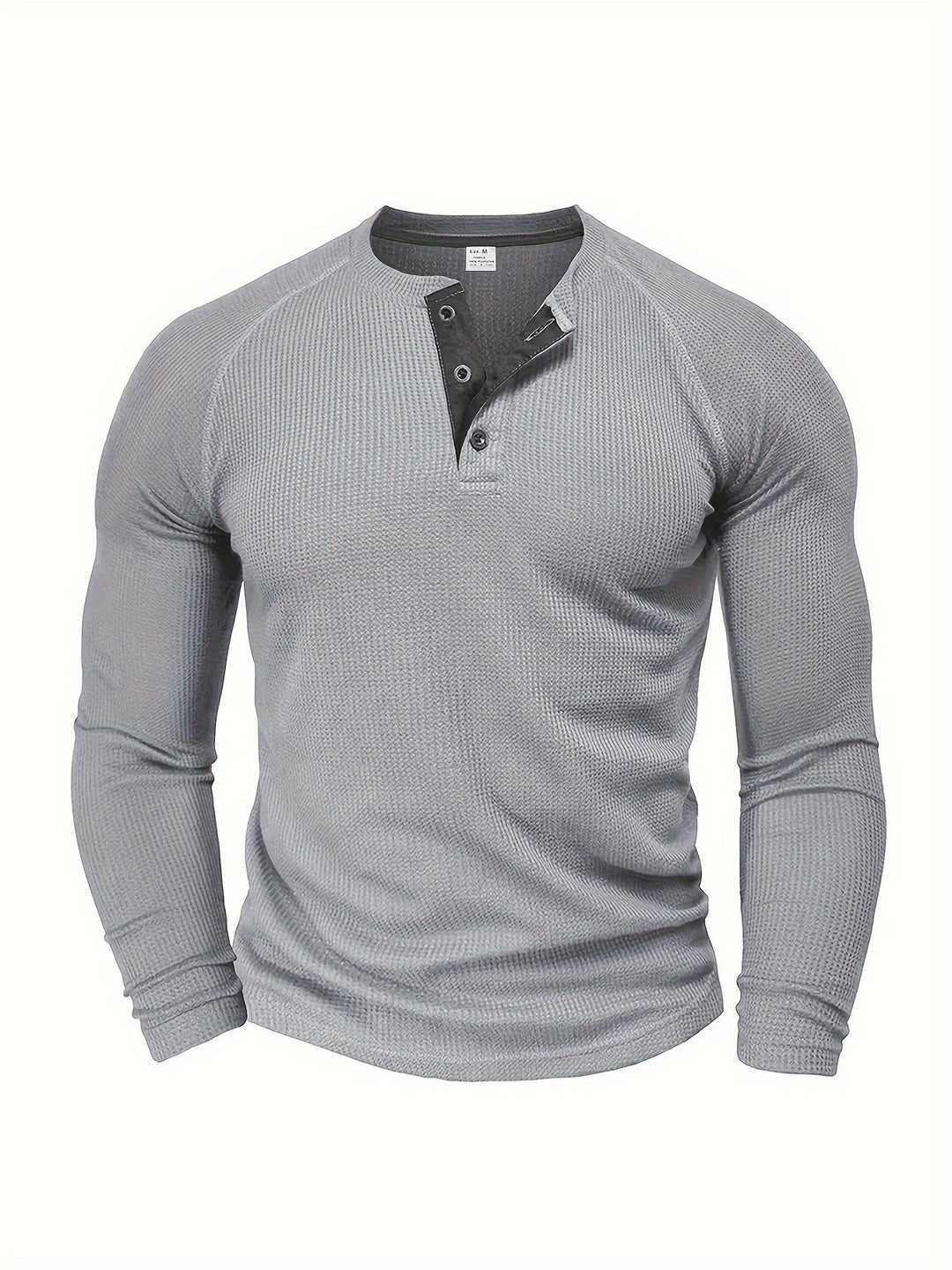 Graham | Klassisk Button Henley Skjorta