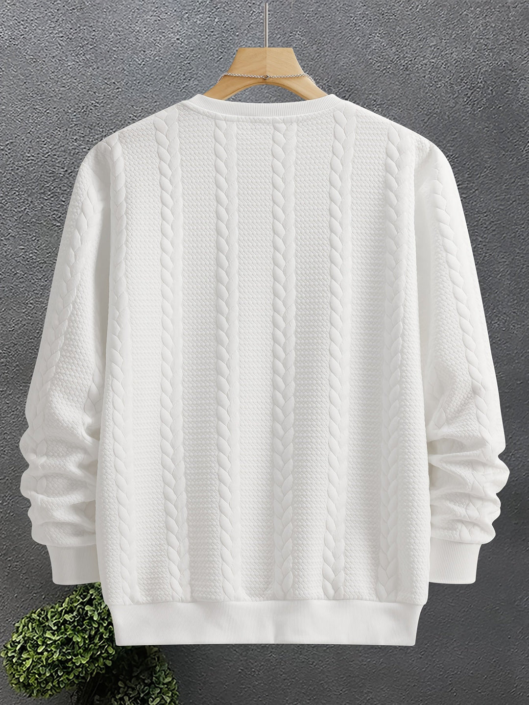 Thatcher | Texturerad Crew Neck Sweatshirt