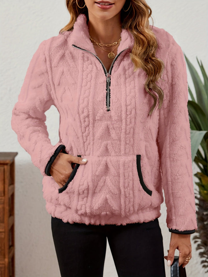 Delilah | Mysig Halv-Zip Tröja