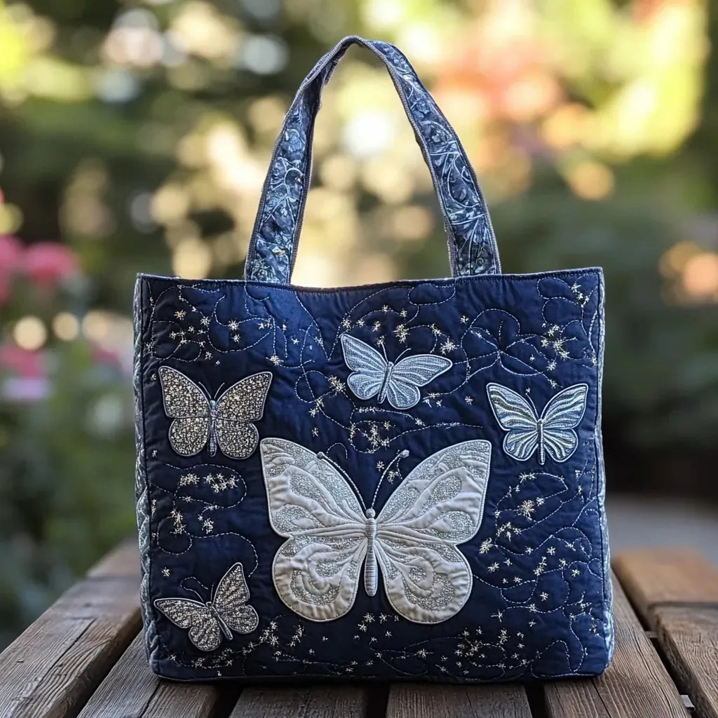Kristen | Klassisk Fjäril Konst Tote Väska