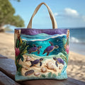 Brenda | Ocean Konstnärlig Design Tote Väska