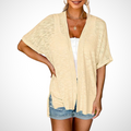 Lindsay | Avslappnad Öppen Framsida Cardigan