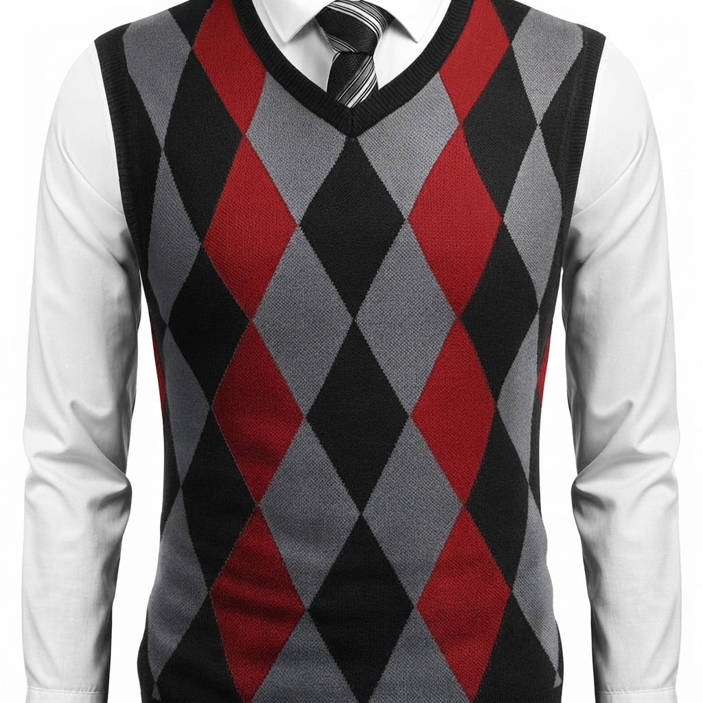 Chandler | Klassisk Argyle Tröja Väster
