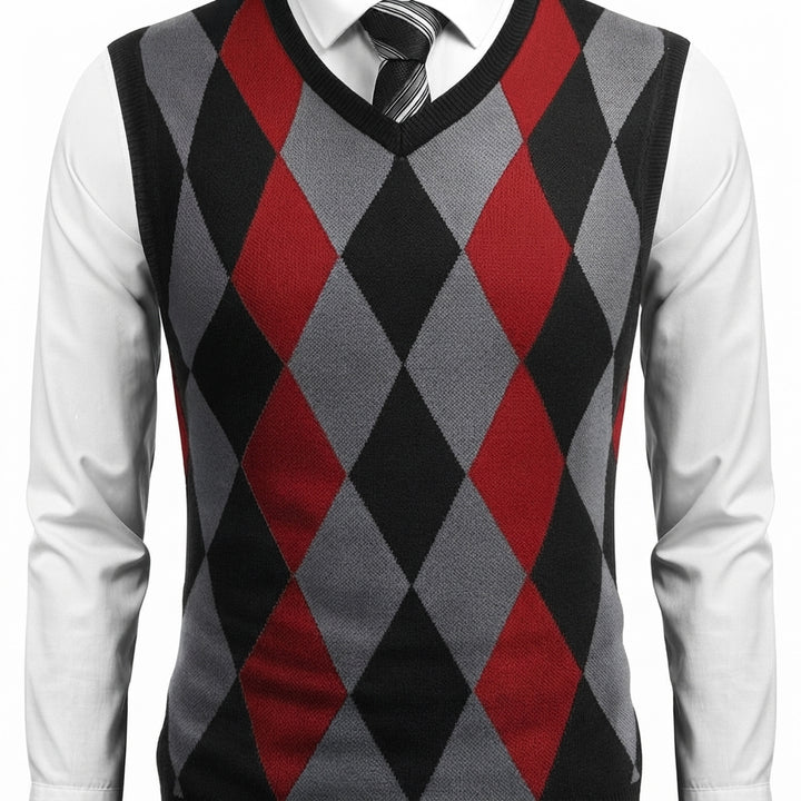 Chandler | Klassisk Argyle Tröja Väster