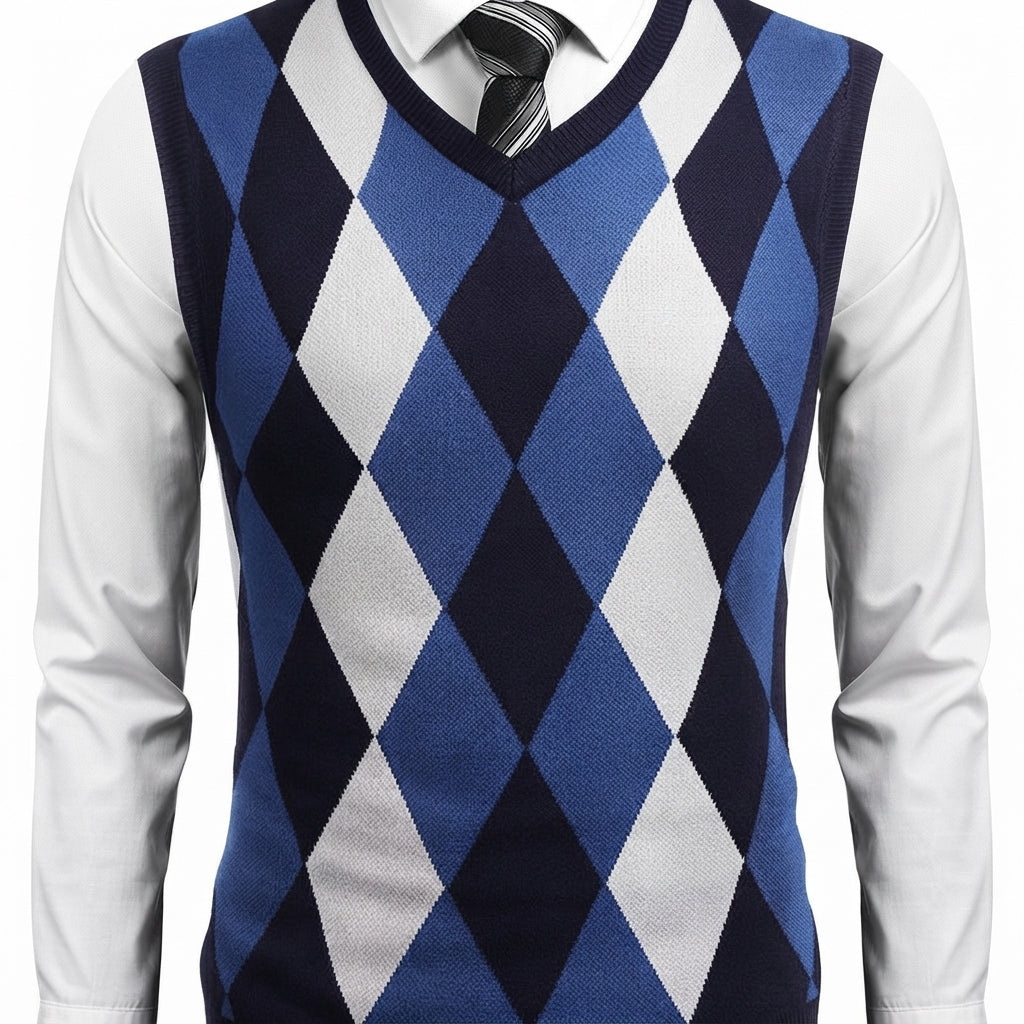 Chandler | Klassisk Argyle Tröja Väster