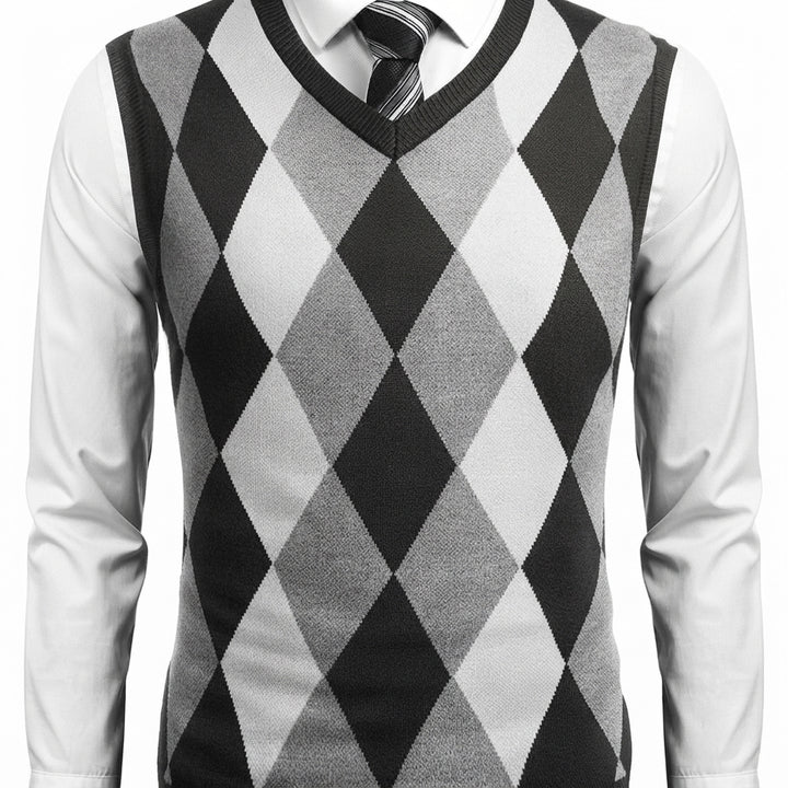 Chandler | Klassisk Argyle Tröja Väster