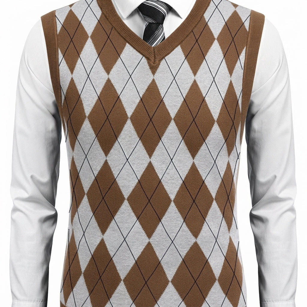 Chandler | Klassisk Argyle Tröja Väster