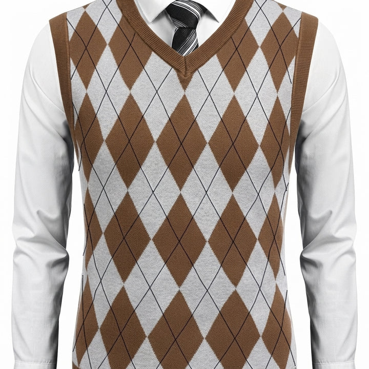 Chandler | Klassisk Argyle Tröja Väster