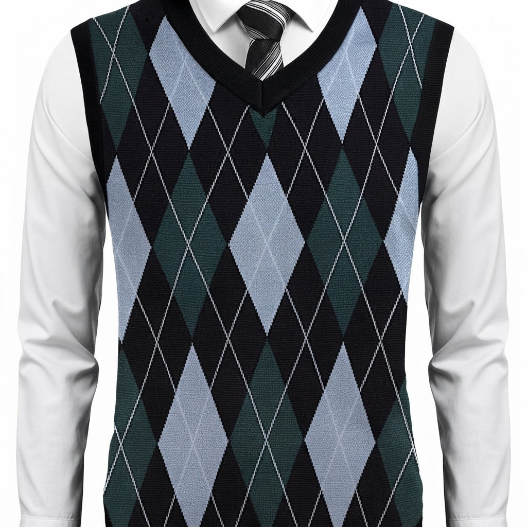 Chandler | Klassisk Argyle Tröja Väster