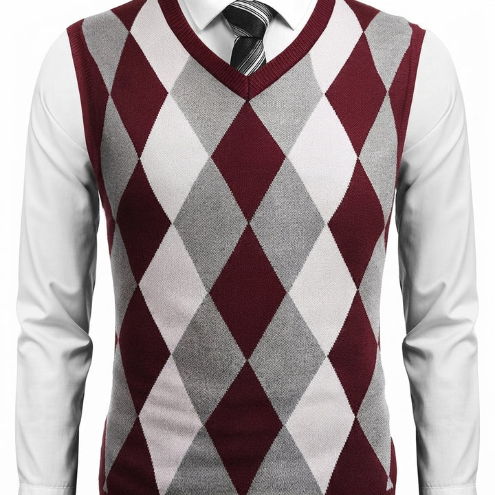 Chandler | Klassisk Argyle Tröja Väster