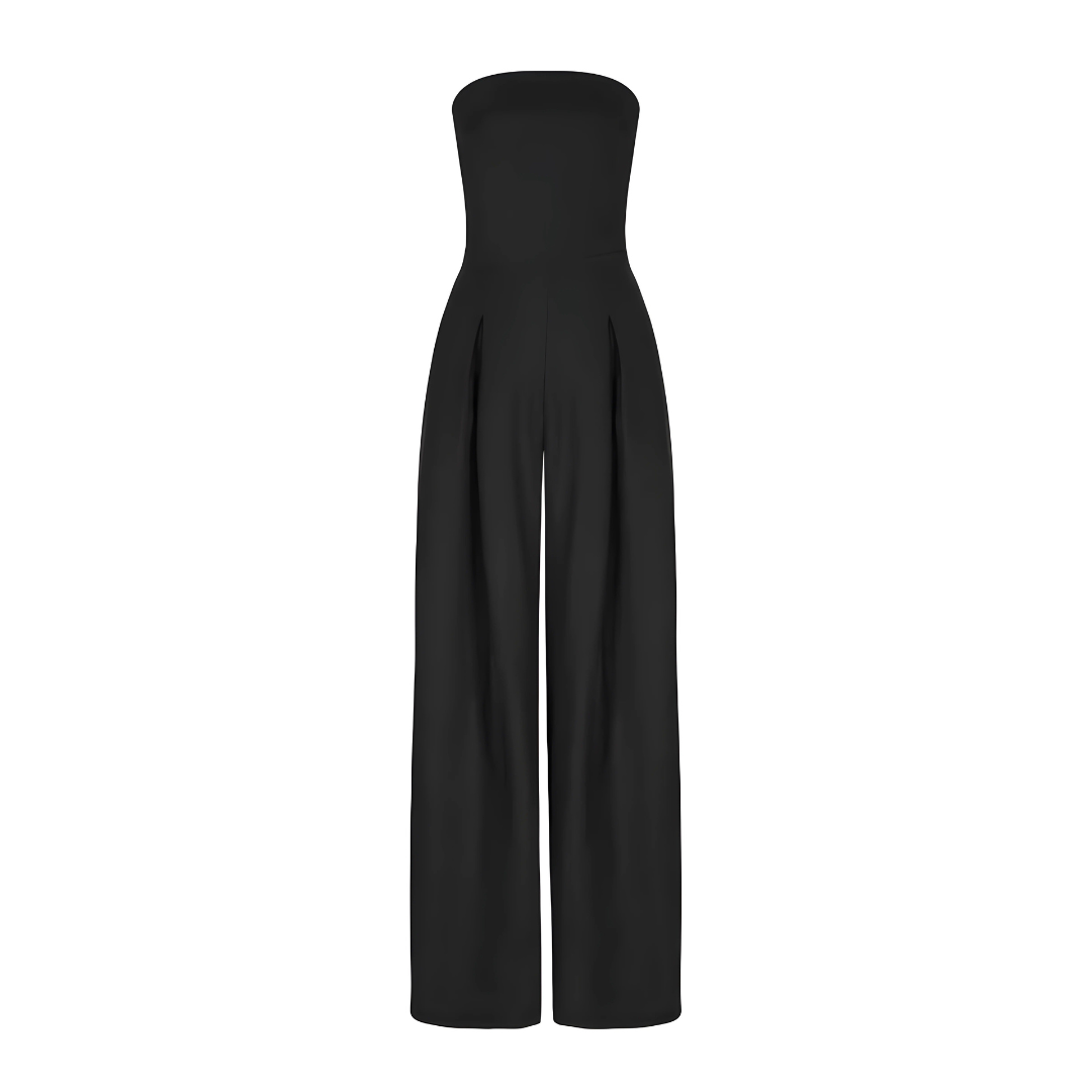 Amilia | Ärm-lös Vid Ben Jumpsuit