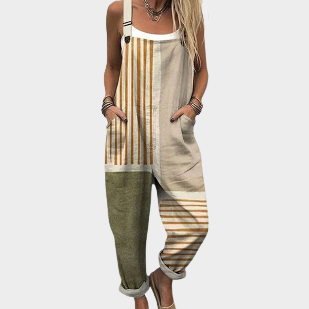 Daniela | Bekväm Patchtryckt Jumpsuit
