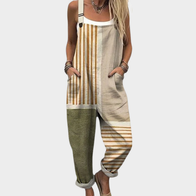 Daniela | Bekväm Patchtryckt Jumpsuit