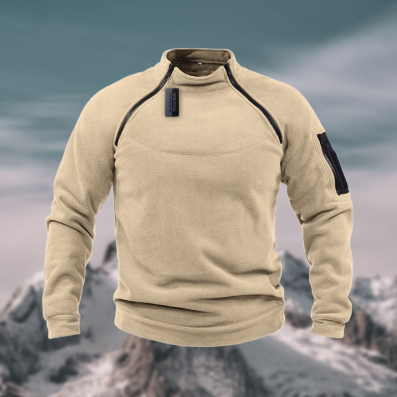Leonard | Ståkrage Kvartdrag Pullover