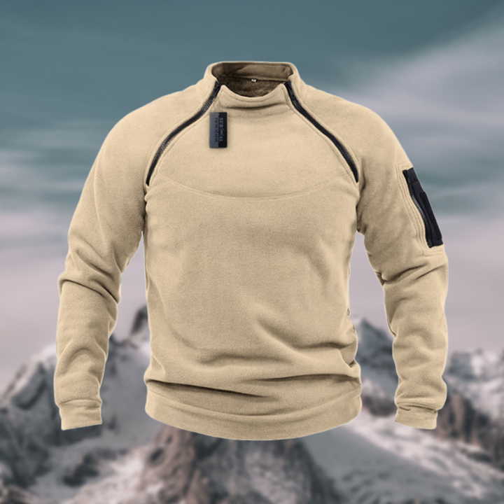 Leonard | Ståkrage Kvartdrag Pullover