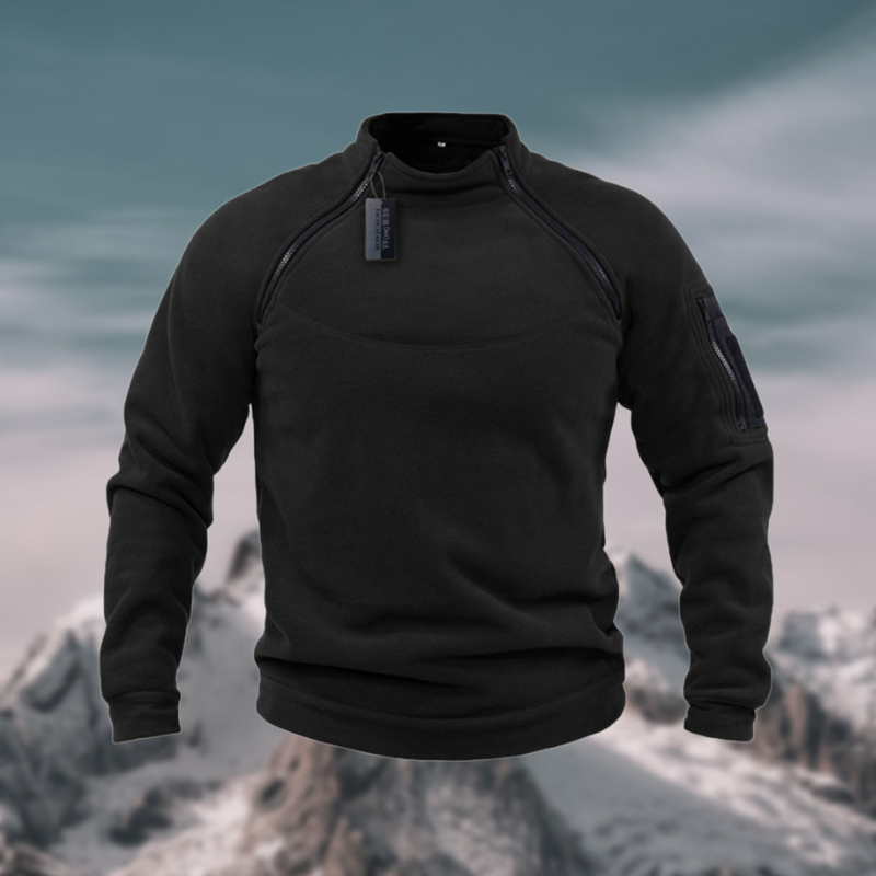 Leonard | Ståkrage Kvartdrag Pullover