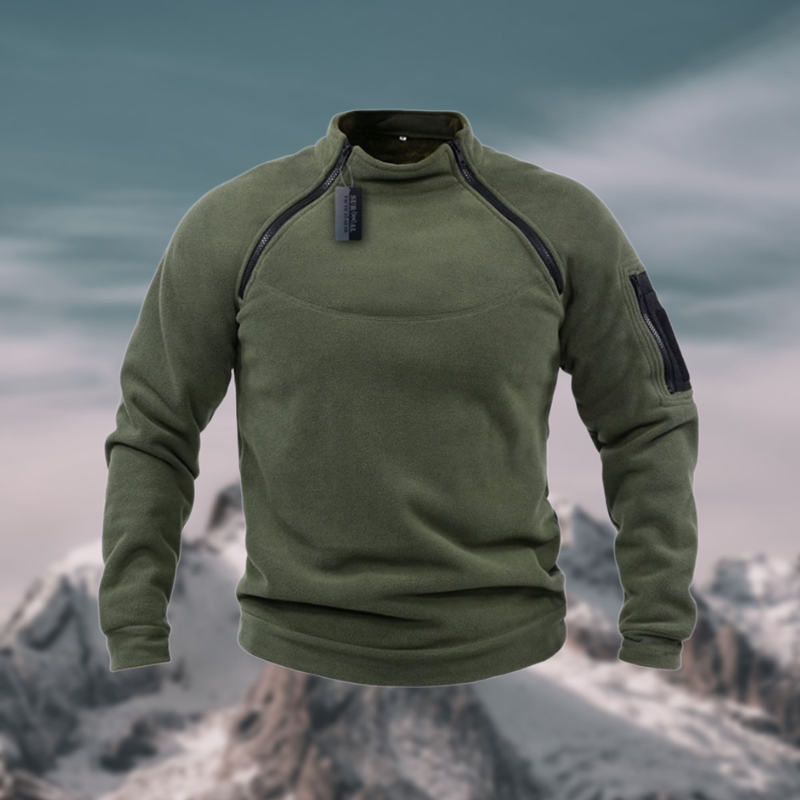 Leonard | Ståkrage Kvartdrag Pullover