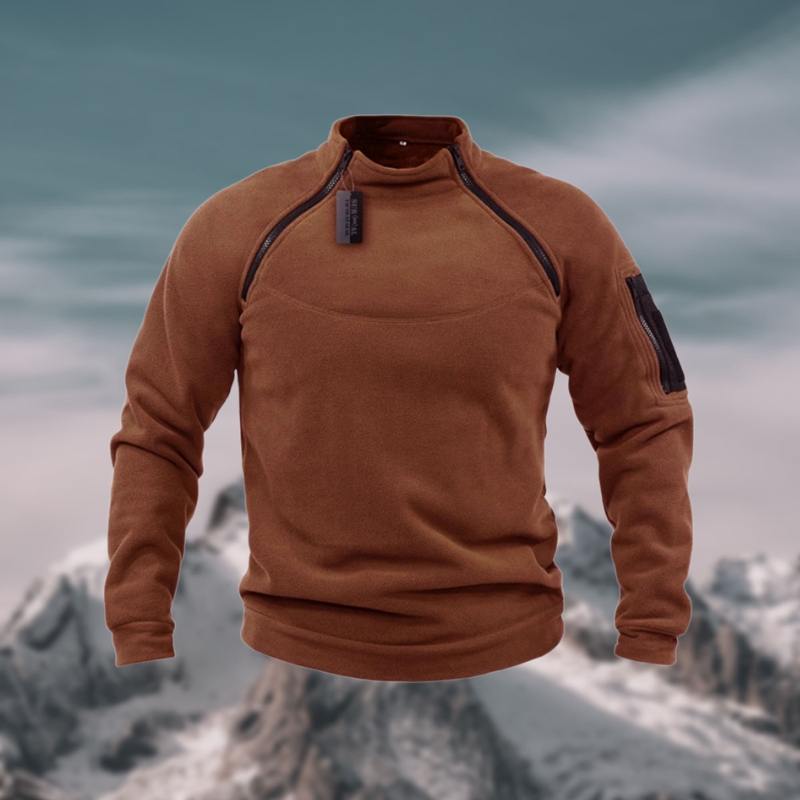 Leonard | Ståkrage Kvartdrag Pullover