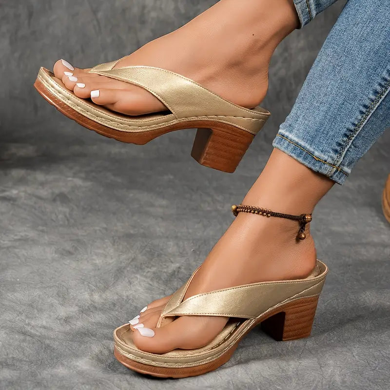 Giselle | Bekväma Premium Klacksandaler