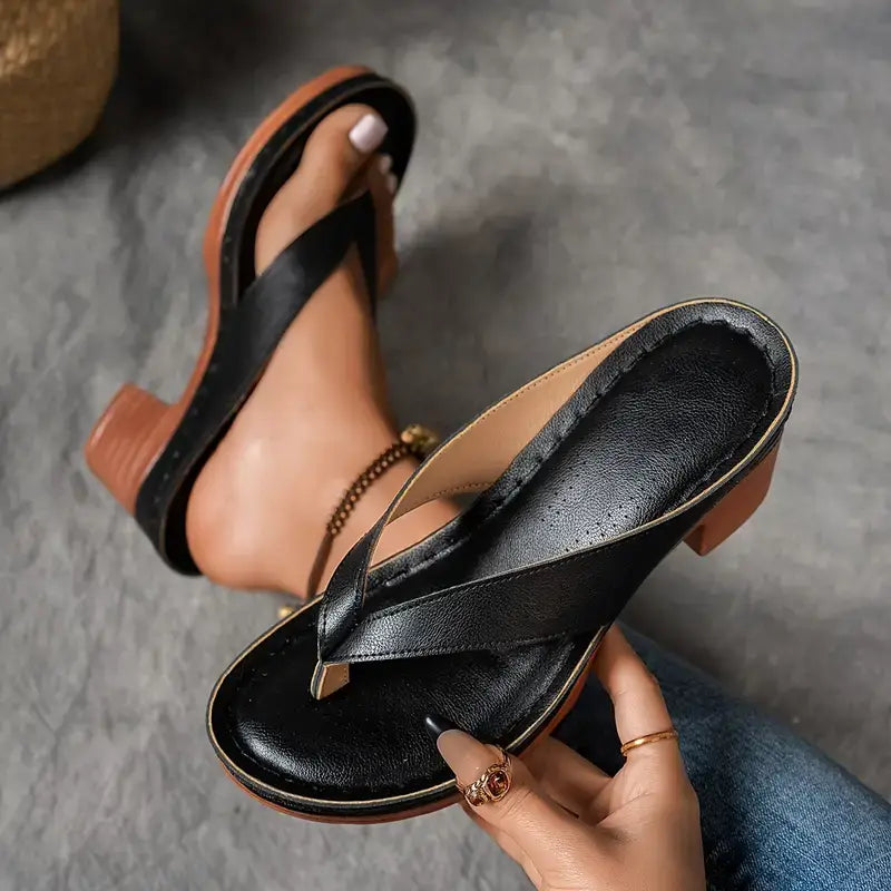 Giselle | Bekväma Premium Klacksandaler