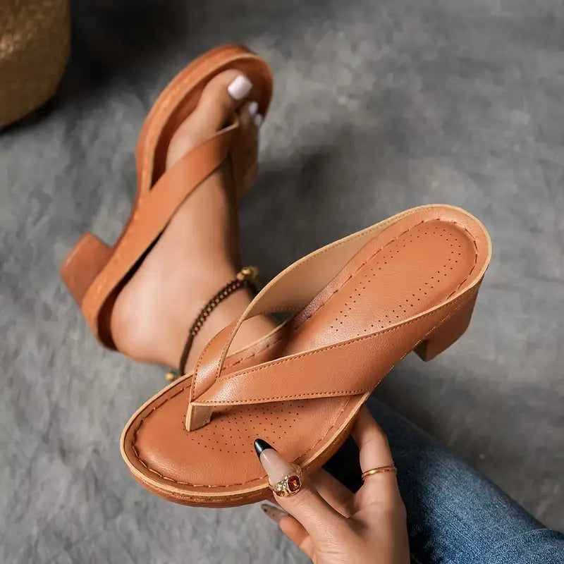 Giselle | Bekväma Premium Klacksandaler