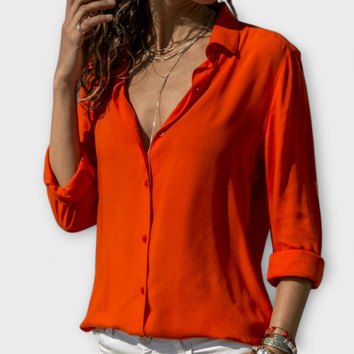Isla | Raffinerad Knapp-up Blus