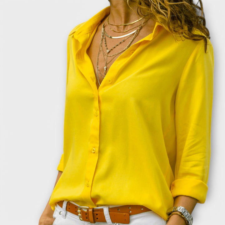 Isla | Raffinerad Knapp-up Blus