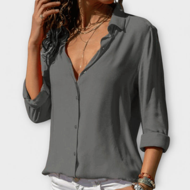 Isla | Raffinerad Knapp-up Blus