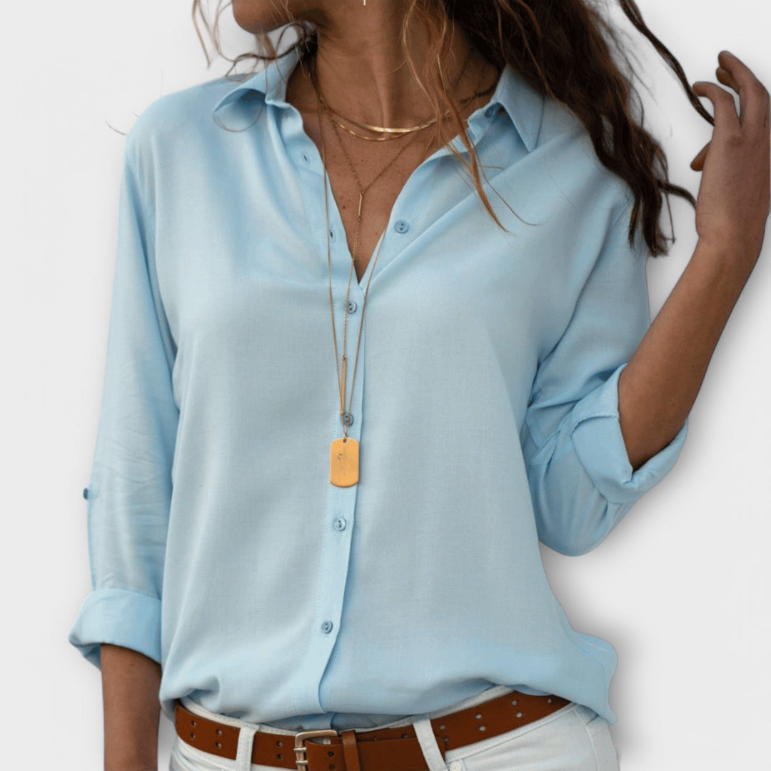 Isla | Raffinerad Knapp-up Blus