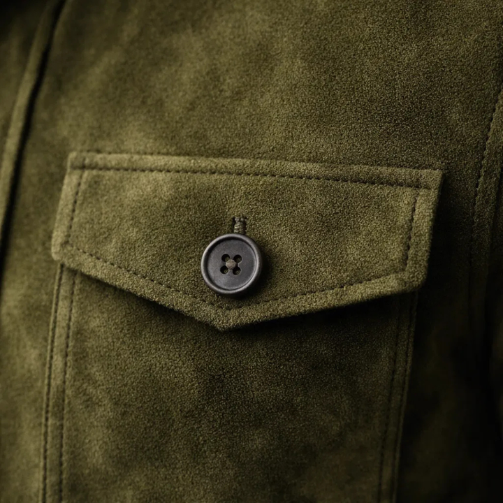 Jacob | Klassisk Pocket Suede Jacka