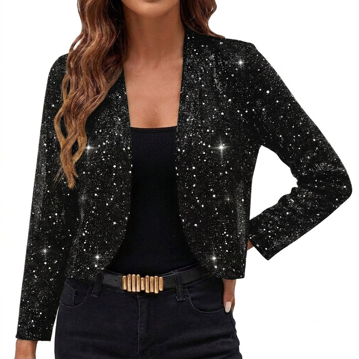 Elaine | Shimmer Cropped Jacket