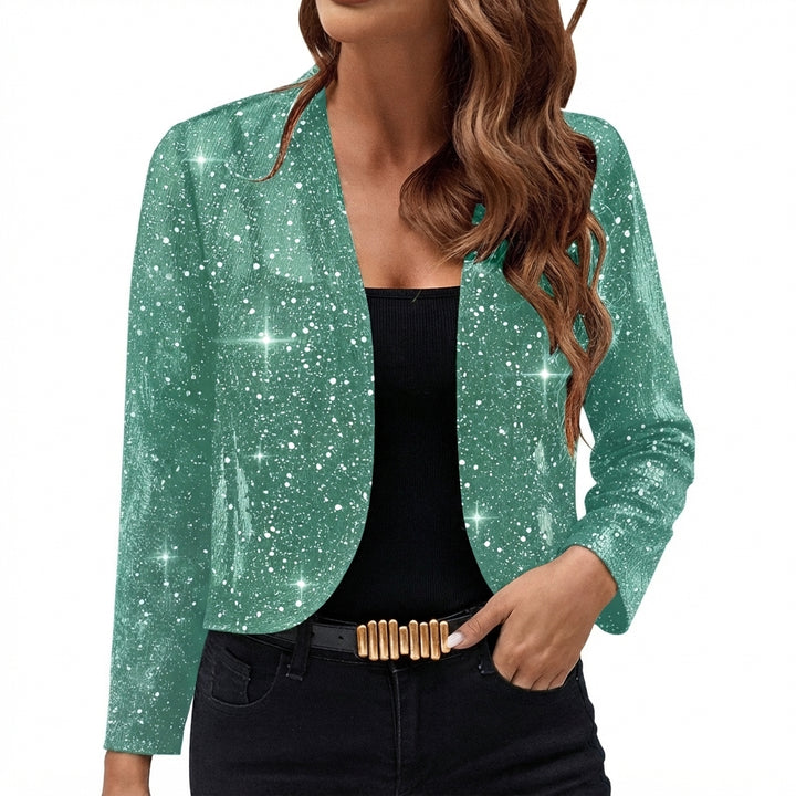 Elaine | Shimmer Cropped Jacket