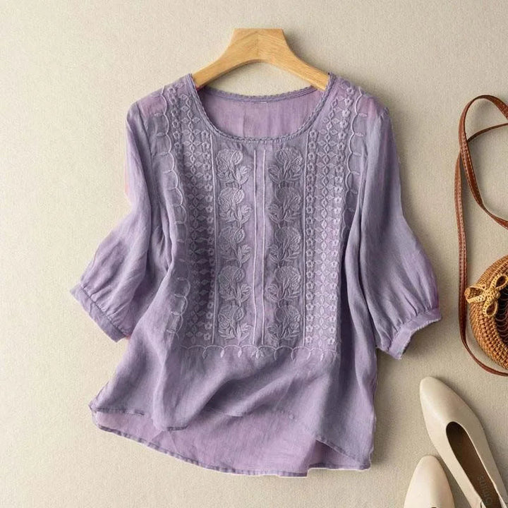 Marisol | Broderad Sommarblus