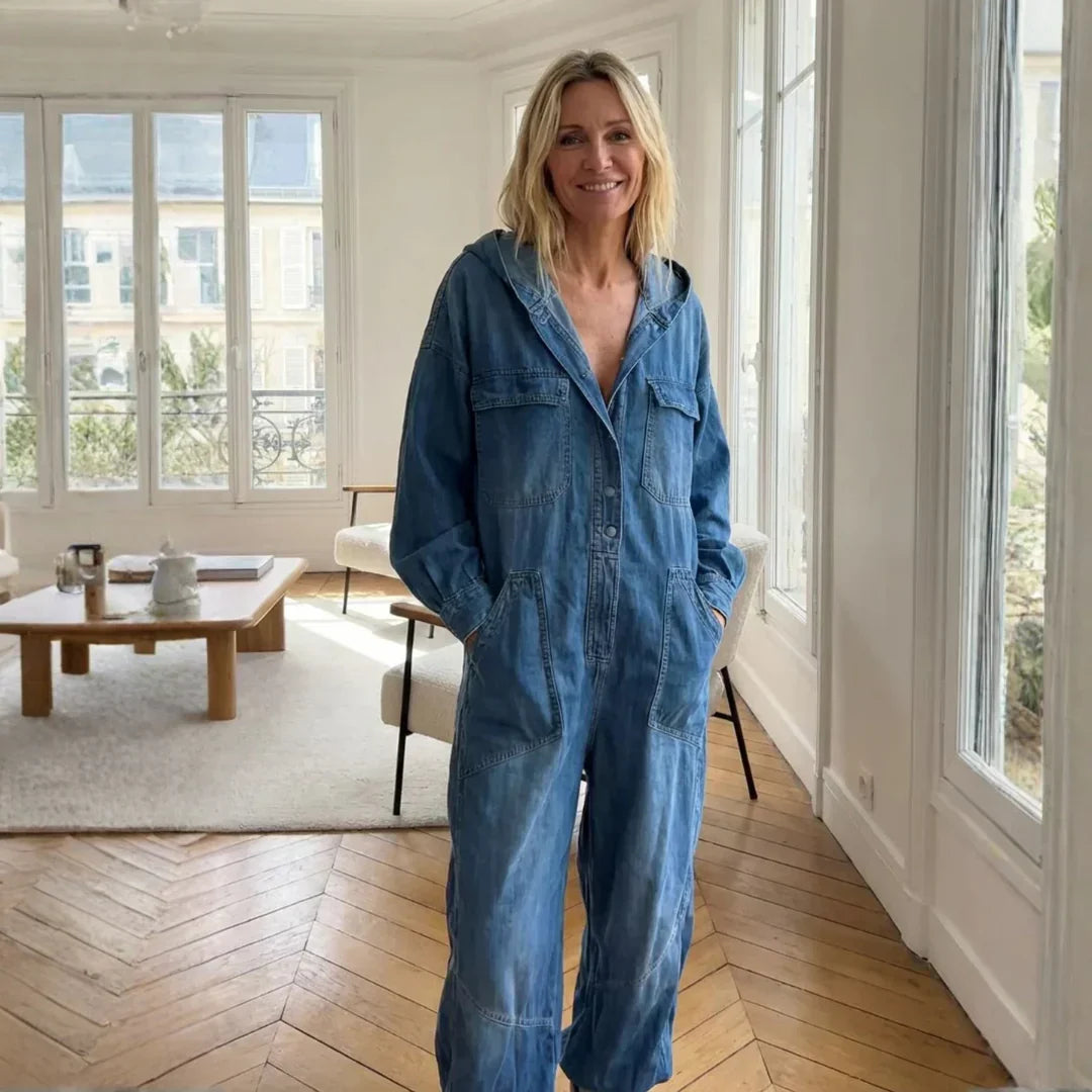 Sierra | Långärmad Hoodie Jumpsuit