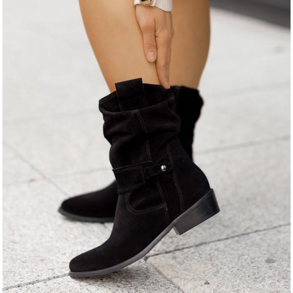 Marlowe | Slouchiga Mid-Calf Stövlar