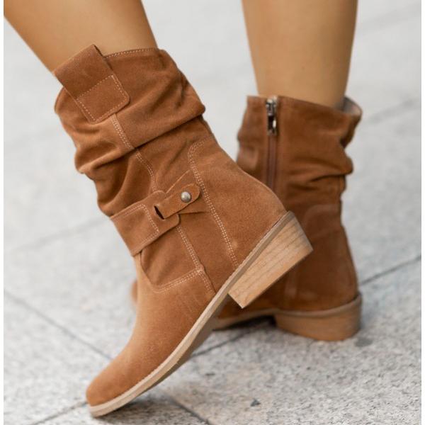 Marlowe | Slouchiga Mid-Calf Stövlar