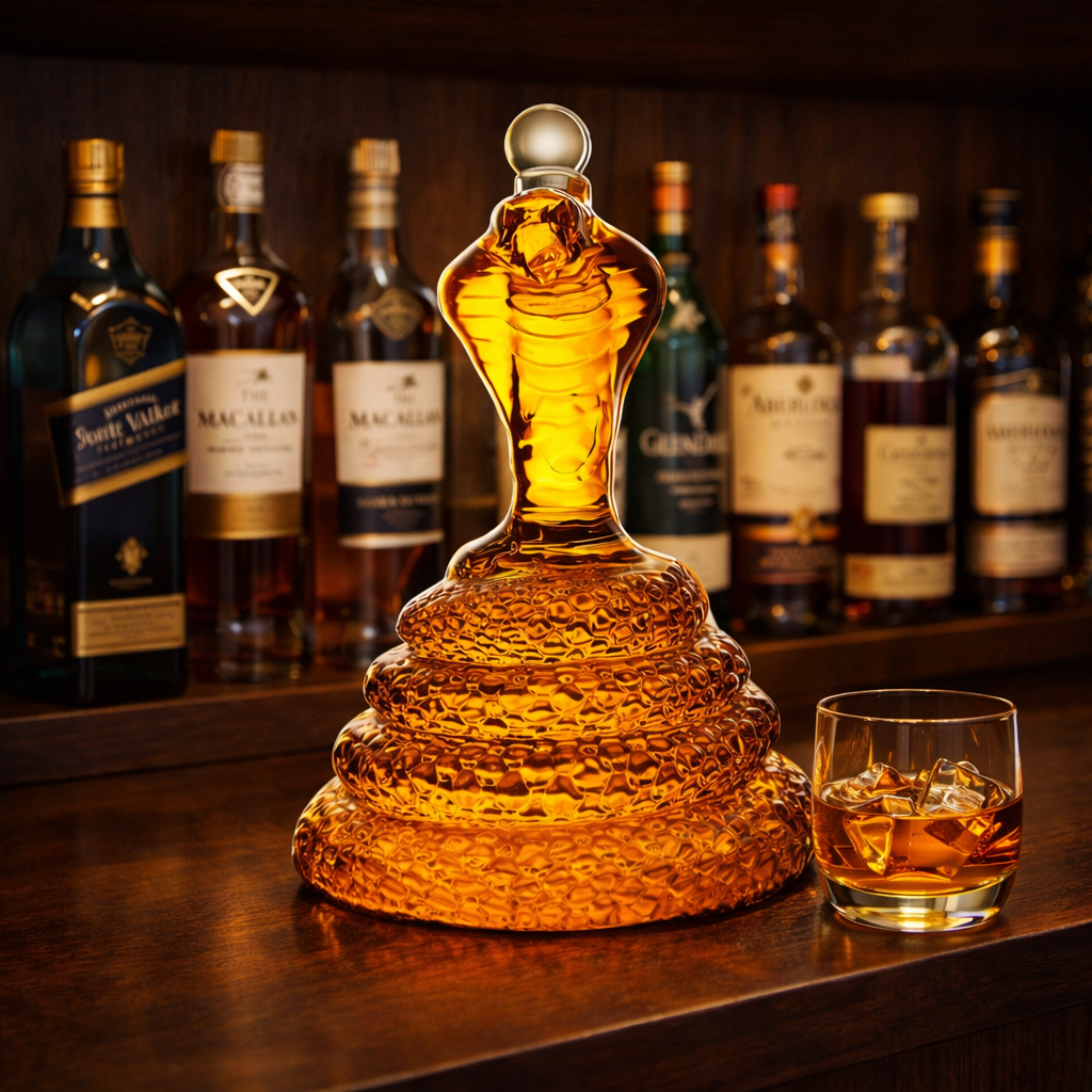 Rodney | Whiskyflaska Cobra-design