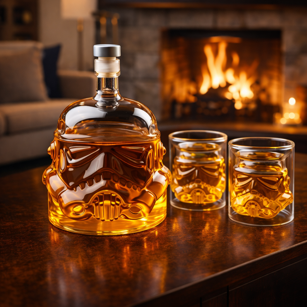 Darren | Whiskyflaskset Flaskan och Glaset