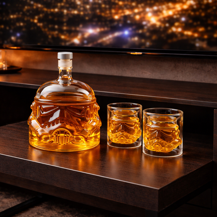 Darren | Whiskyflaskset Flaskan och Glaset