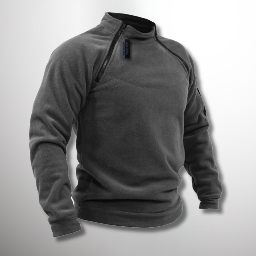 Leonard | Ståkrage Kvartdrag Pullover
