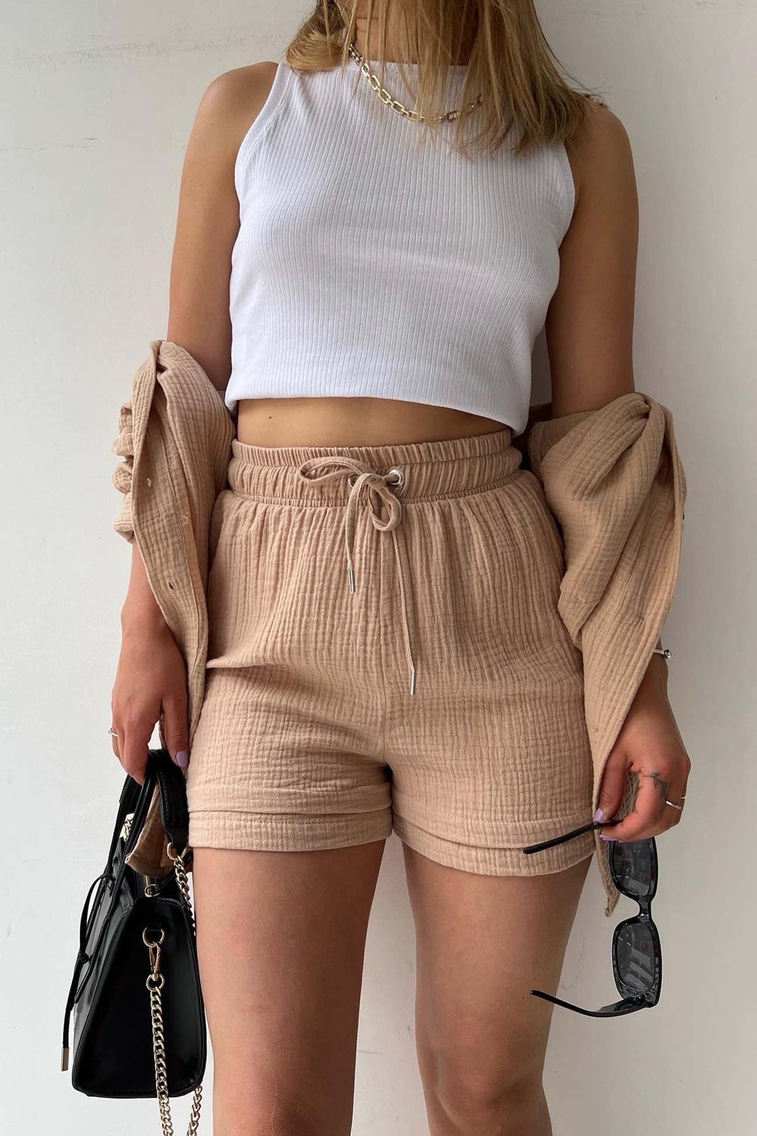 Aurora | Stilig Cardigan och Short Set