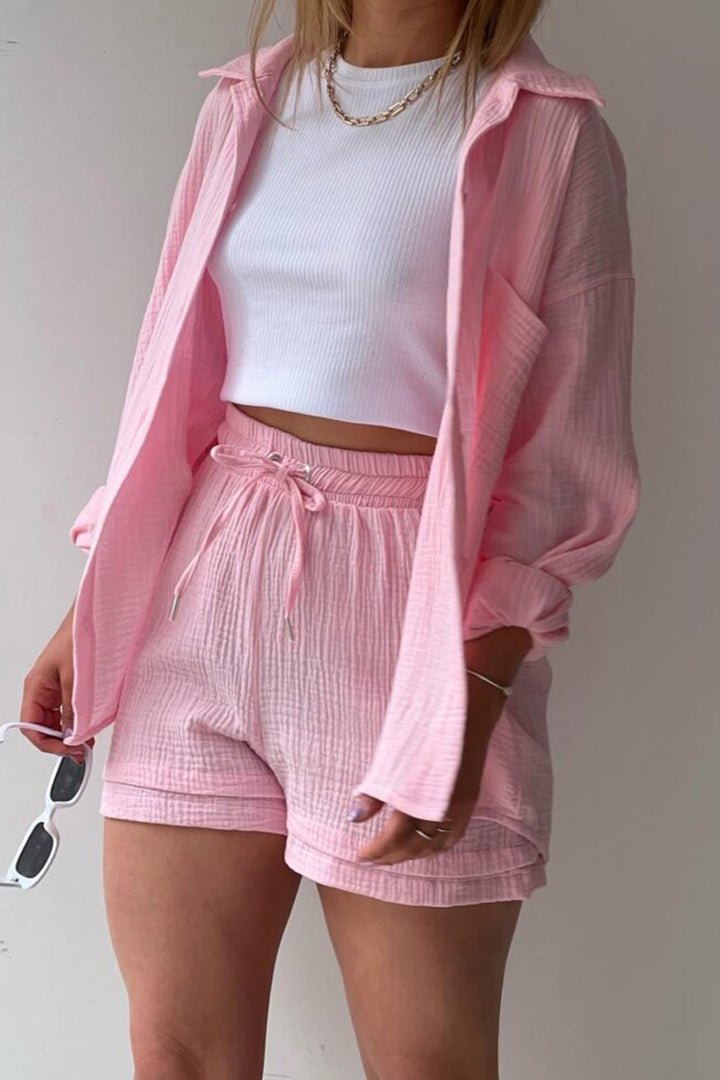 Aurora | Stilig Cardigan och Short Set