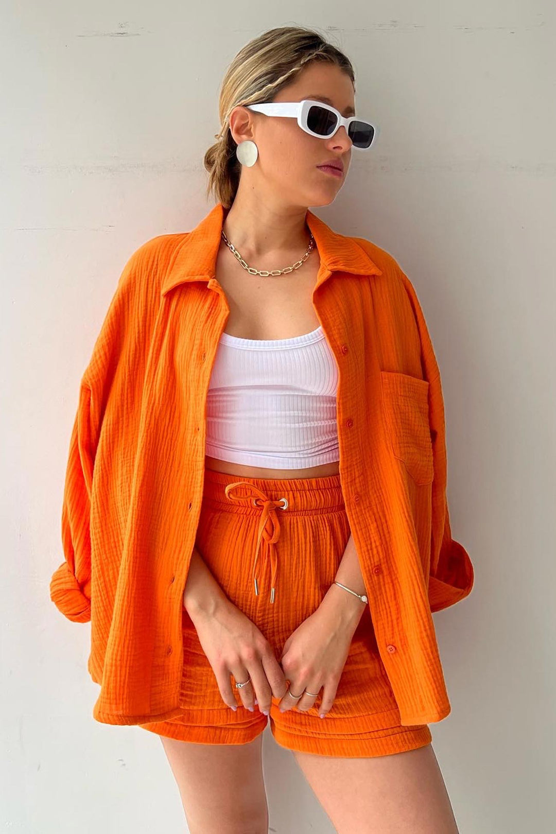 Aurora | Stilig Cardigan och Short Set