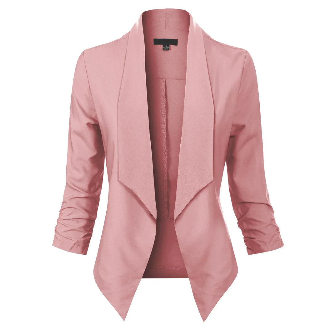 Penelope | Öppen Framskjutande Draperad Blazer